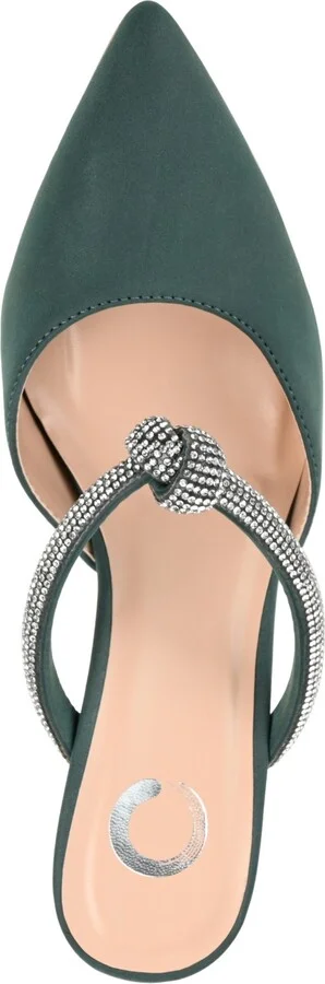Journee Collection Women's Lunna Rhinestone Knot Dress Pumps - Image 6