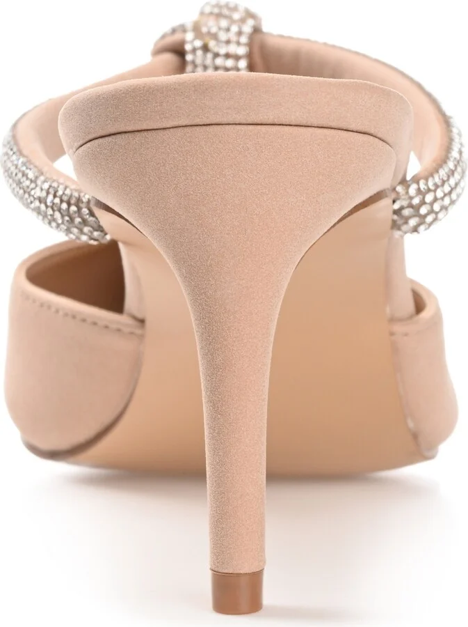Journee Collection Women's Lunna Rhinestone Knot Dress Pumps - Image 8