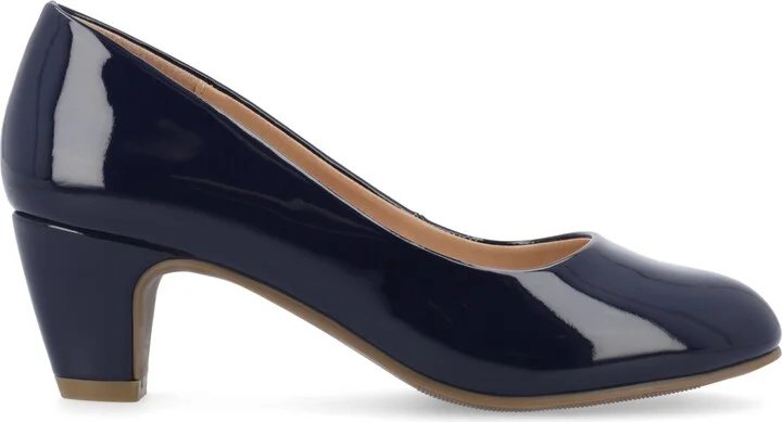 Journee Collection Women's Luu Round Toe Pumps - Image 7