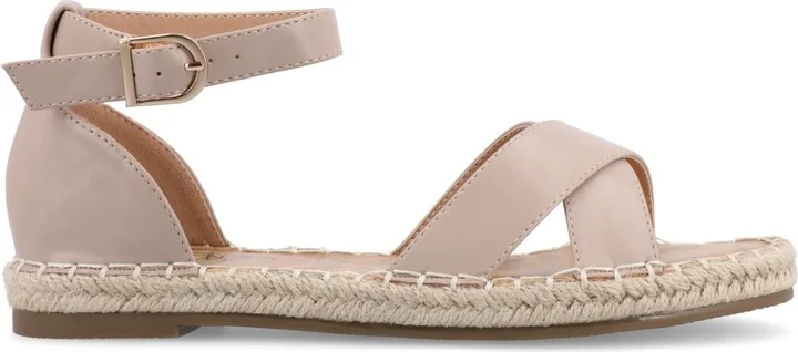 Journee Collection Women's Lyddia Espadrille Flat Sandals - Image 2