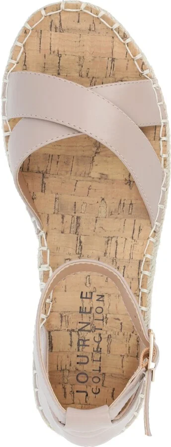 Journee Collection Women's Lyddia Espadrille Flat Sandals - Image 5