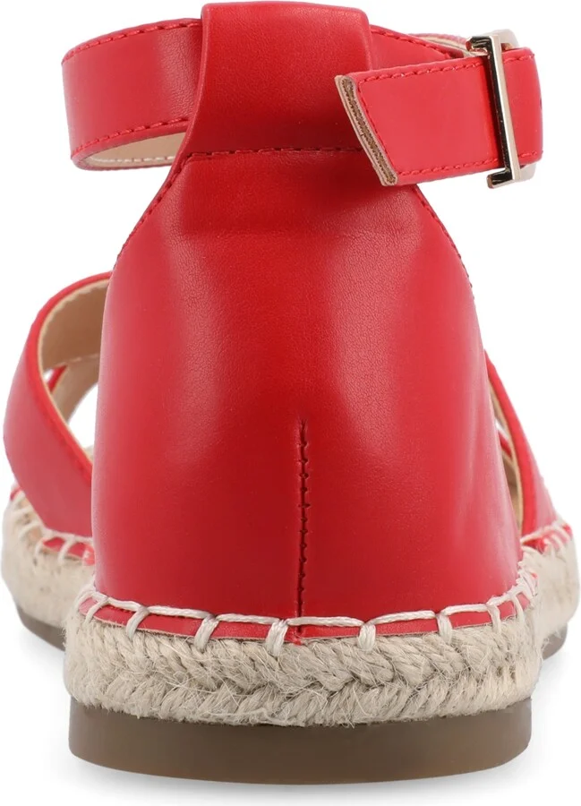 Journee Collection Women's Lyddia Espadrille Flat Sandals - Image 6