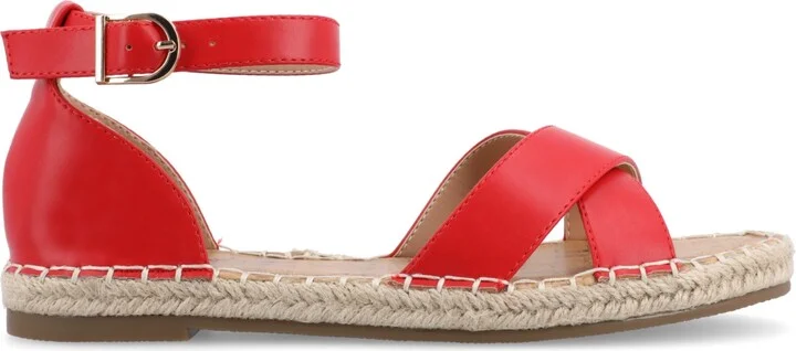 Journee Collection Women's Lyddia Espadrille Flat Sandals - Image 7