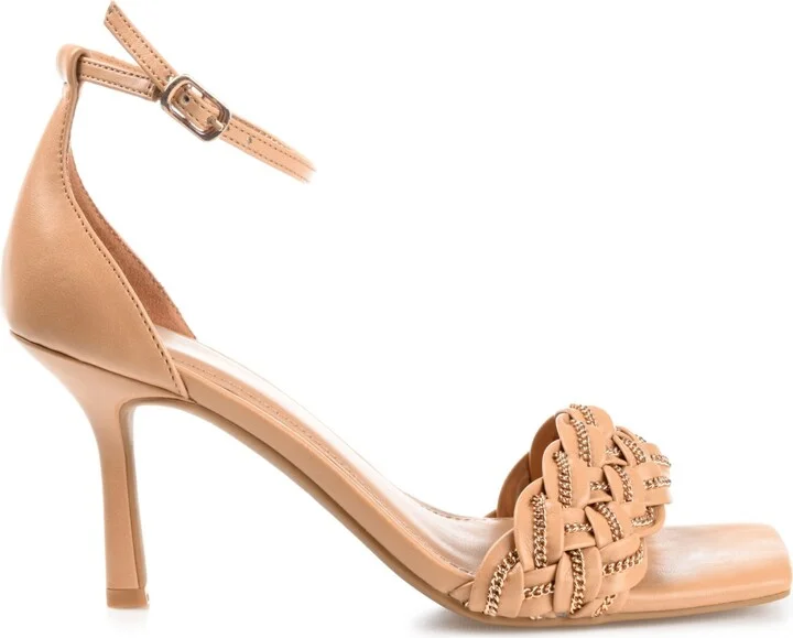 Journee Collection Women's Mabella Braided Chain Sandals - Image 2