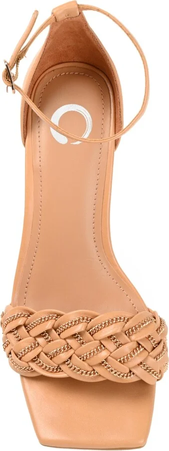 Journee Collection Women's Mabella Braided Chain Sandals - Image 4