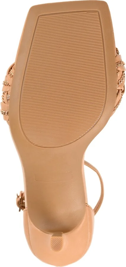 Journee Collection Women's Mabella Braided Chain Sandals - Image 5