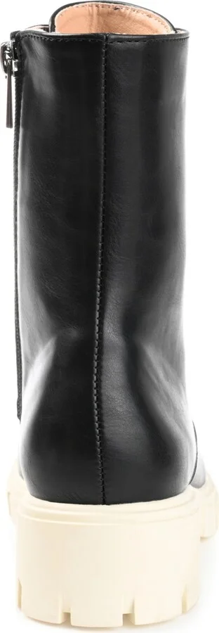 Journee Collection Women's Madelynn Lace Up Lug Sole Combat Boots - Image 3