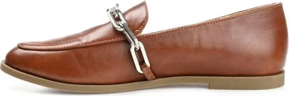 Journee Collection Women's Madison Slip On Round Toe Loafer Flats Brown - Image 2
