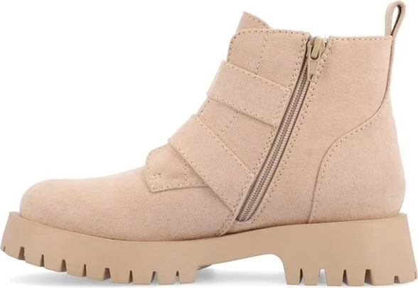 Journee Collection Women's Maebry Booties Beige - Image 2
