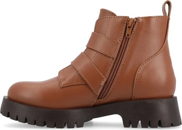 Journee Collection Women's Maebry Booties Beige - Image 4