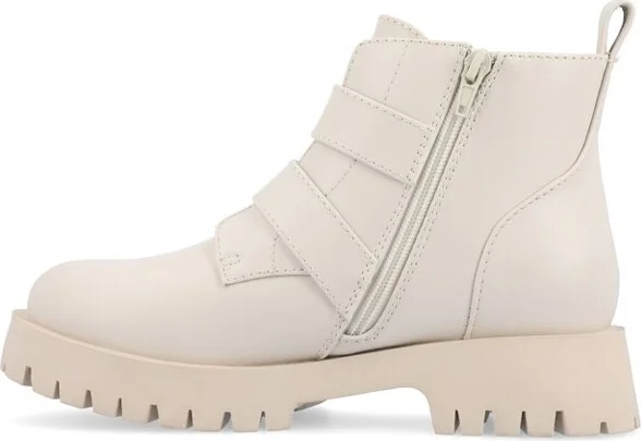Journee Collection Women's Maebry Booties Beige - Image 6