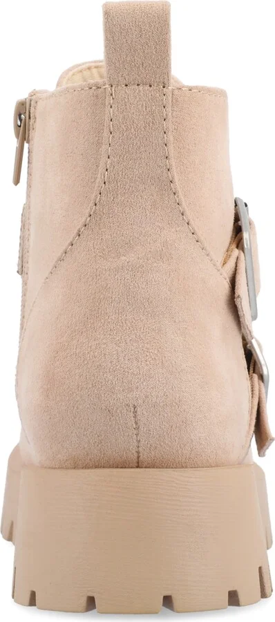 Journee Collection Women's Maebry Lug Sole Buckle Booties - Image 8