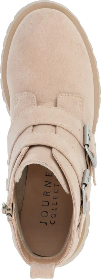 Journee Collection Women's Maebry Lug Sole Buckle Booties - Image 9