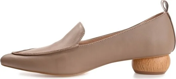 Journee Collection Women's Maggs Loafer Pointed Toe Slip On Flats Sage - Image 3