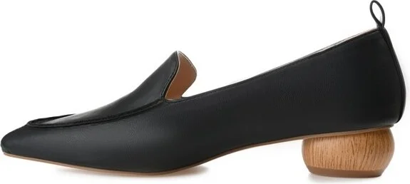 Journee Collection Women's Maggs Loafer Pointed Toe Slip On Flats Sage - Image 4