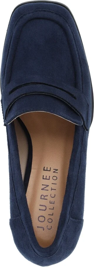 Journee Collection Women's Malleah Heeled Loafers - Image 8