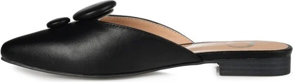 Journee Collection Women's Mallorie Slip On Pointed Toe Mules Flats Mint - Image 5