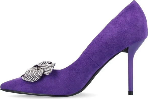 Journee Collection Women's Marcie Mid Heel Pointed Toe Pumps Taupe - Image 5