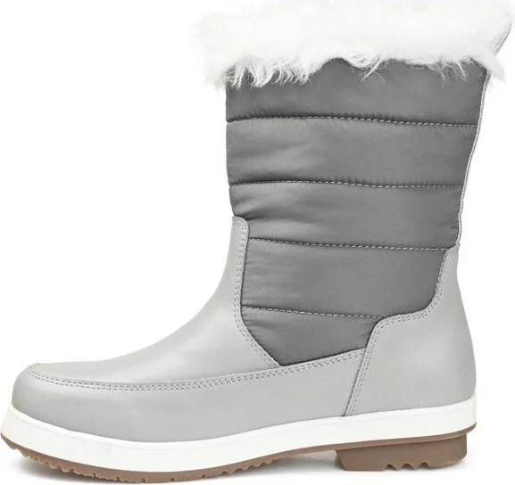 Journee Collection Womens Marie Tru Comfort Foam Block Heel Winter Boots Tan - Image 5