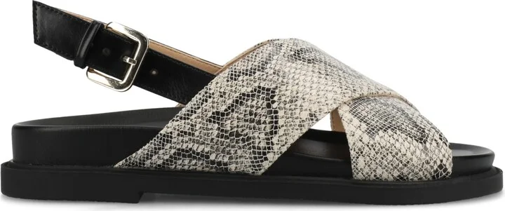 Journee Collection Women's Marinna Round Toe Flat Sandals - Image 2