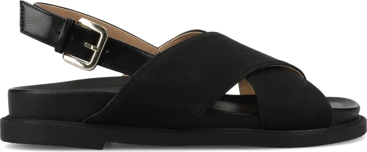 Journee Collection Women's Marinna Round Toe Flat Sandals - Image 6