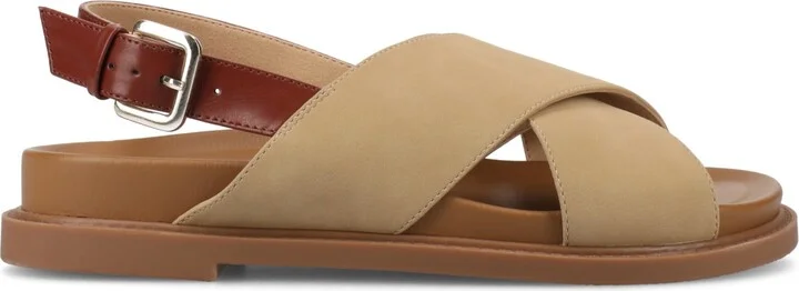 Journee Collection Women's Marinna Round Toe Flat Sandals - Image 10