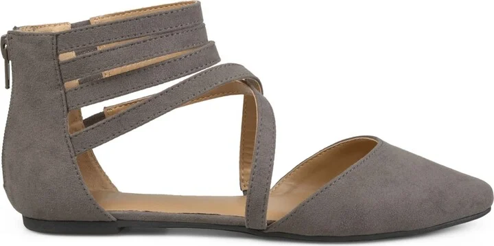 Journee Collection Women's Marlee Strappy Pointed Toe Flats - Image 7