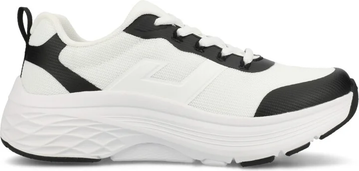 Journee Collection Women's Marshel Lace Up Jogger Sneakers - White, Black - Image 2