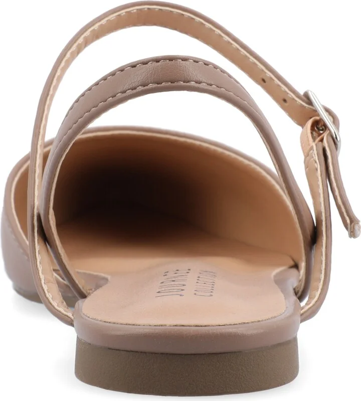 Journee Collection Women's Martine Strappy Pointed Toe Flats - Image 3