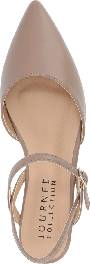 Journee Collection Women's Martine Strappy Pointed Toe Flats - Image 4