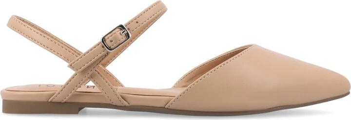Journee Collection Women's Martine Strappy Pointed Toe Flats - Image 7