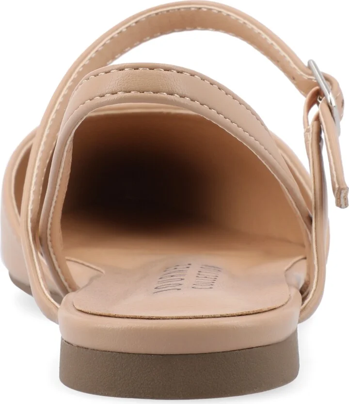 Journee Collection Women's Martine Strappy Pointed Toe Flats - Image 8
