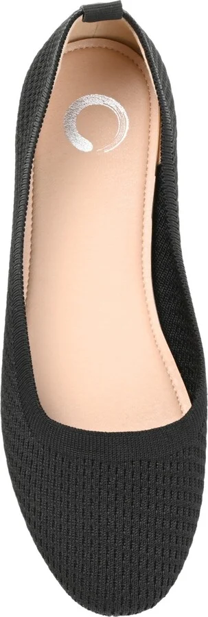 Journee Collection Women's Maryann Knit Round Toe Ballet Flats - Image 8