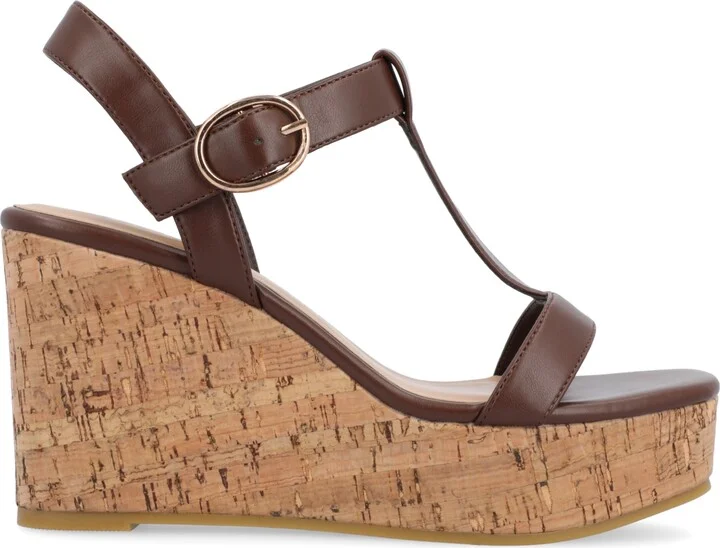 Journee Collection Women's Matildaa Platform Wedge Sandals - Image 2