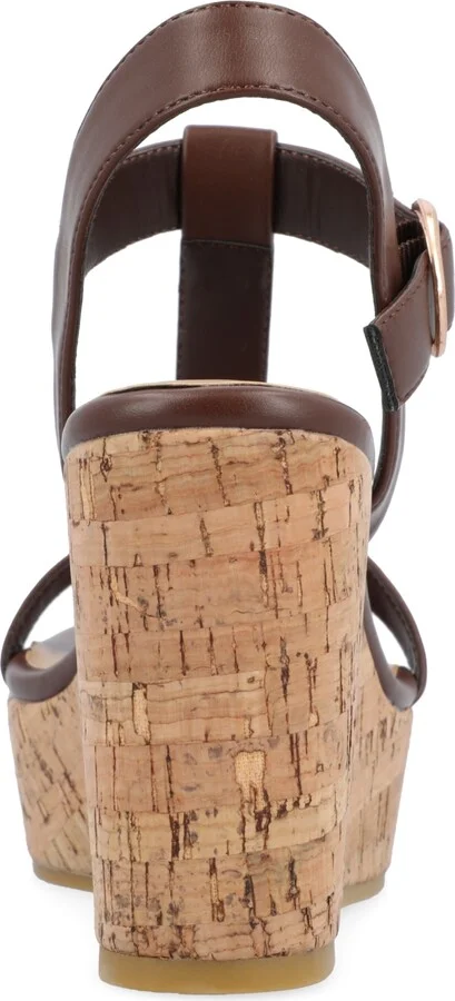 Journee Collection Women's Matildaa Platform Wedge Sandals - Image 3