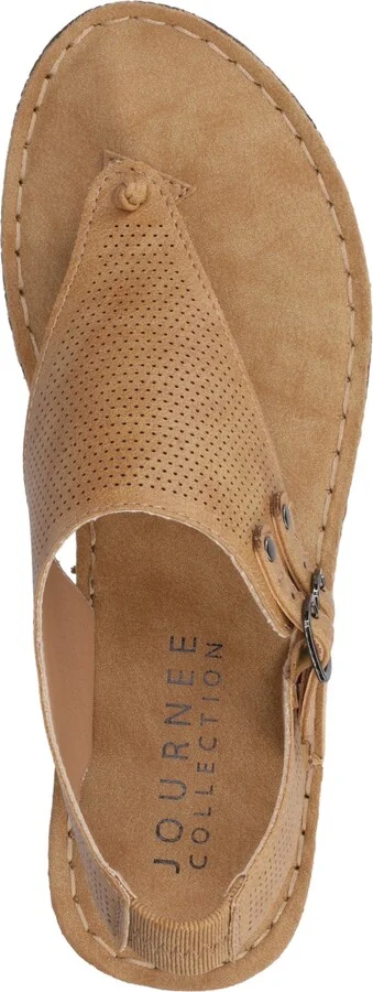 Journee Collection Women's Mckell Wedge Sandals - Image 4