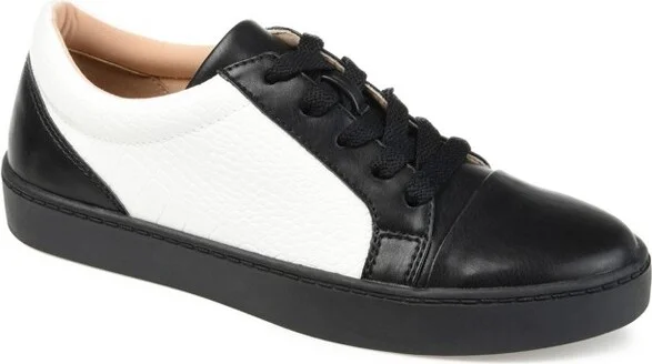 Journee Collection Women's Medium and Wide Width Lynz Sneakers Black