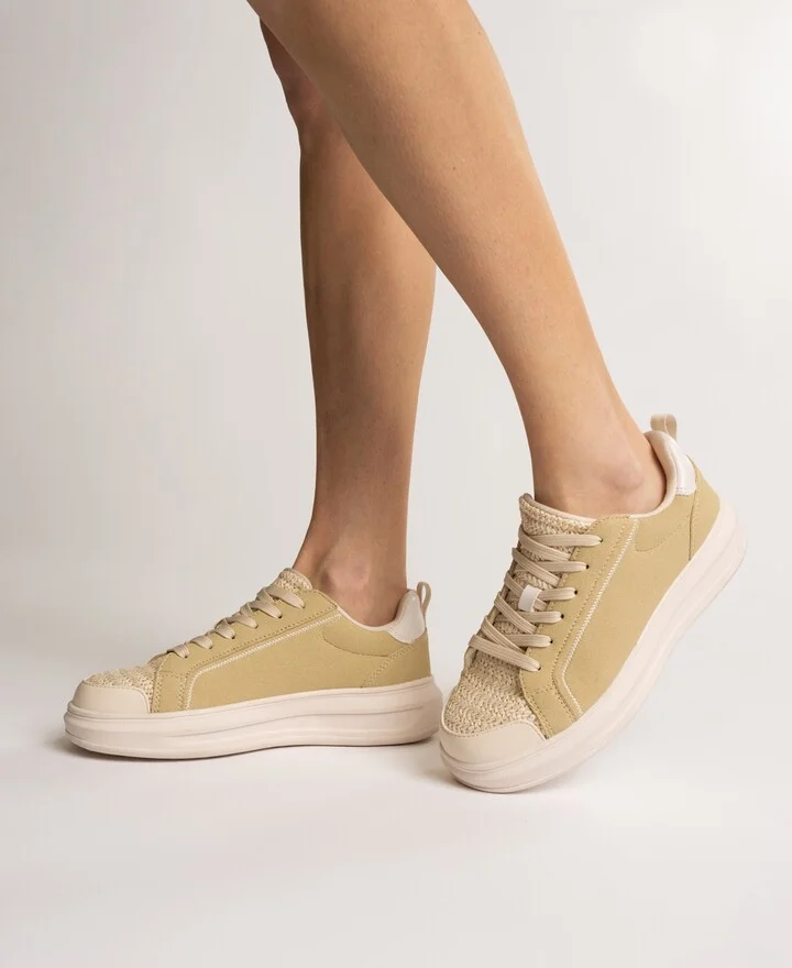 Journee Collection Women's Meeya Platform Lace Up Sneakers - Image 6