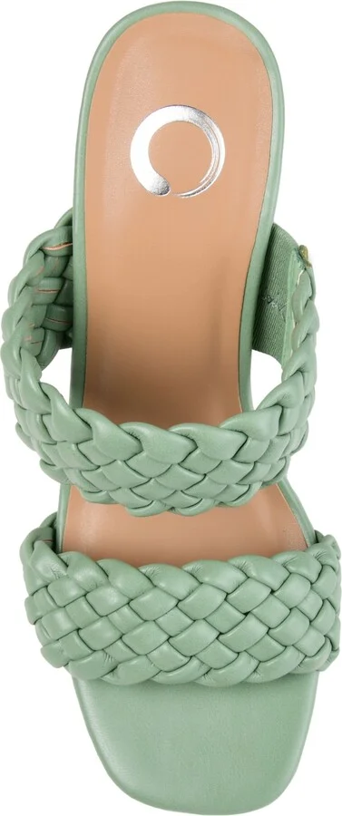 Journee Collection Women's Melissa Woven Sandals - Image 4