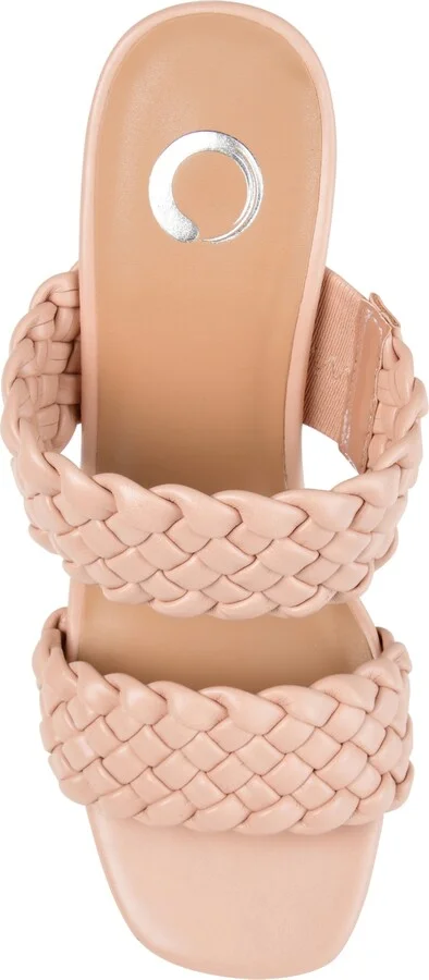 Journee Collection Women's Melissa Woven Sandals - Image 9