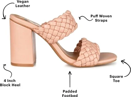 Journee Collection Women's Melissa Woven Sandals - Image 11