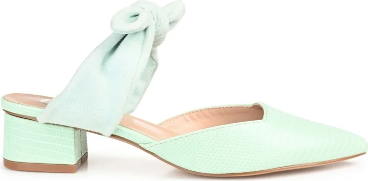 Journee Collection Women's Melora Bow Detail Slip On Mules - Image 2