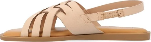Journee Collection Women's Merrin Sling Back Flat Sandal Brown - Image 3