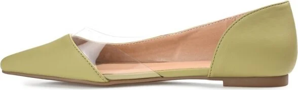 Journee Collection Women's Mikki Ballet Pointed Toe Slip On Flats Blush - Image 3