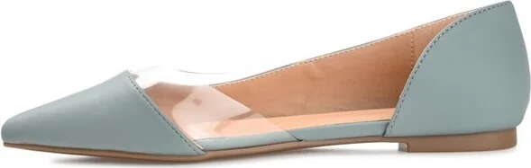 Journee Collection Women's Mikki Ballet Pointed Toe Slip On Flats Blush - Image 6