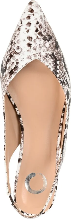 Journee Collection Women's Mikoa Slingback Pointed Toe Kitten Heels - Image 4