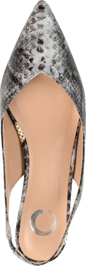 Journee Collection Women's Mikoa Slingback Pointed Toe Kitten Heels - Image 8