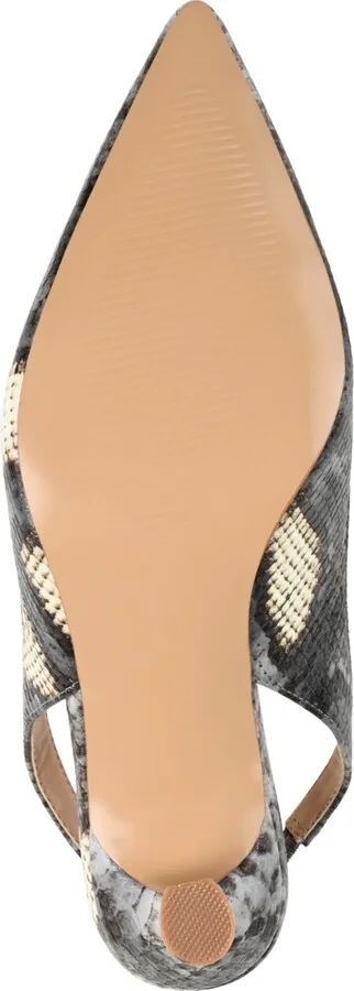 Journee Collection Women's Mikoa Slingback Pointed Toe Kitten Heels - Image 9