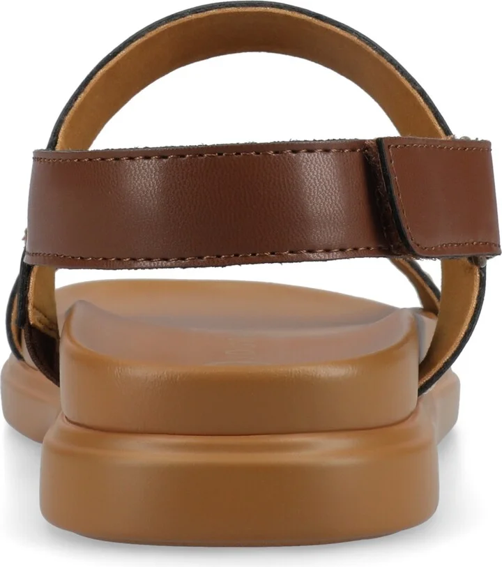Journee Collection Women's Milie Double Band Footbed Flat Sandals - Image 3