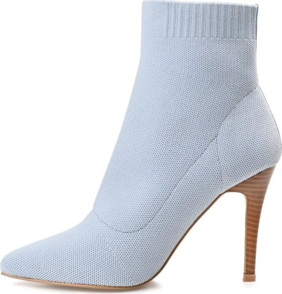 Journee Collection Women's Milyna Pull On Stiletto Booties Rose - Image 5